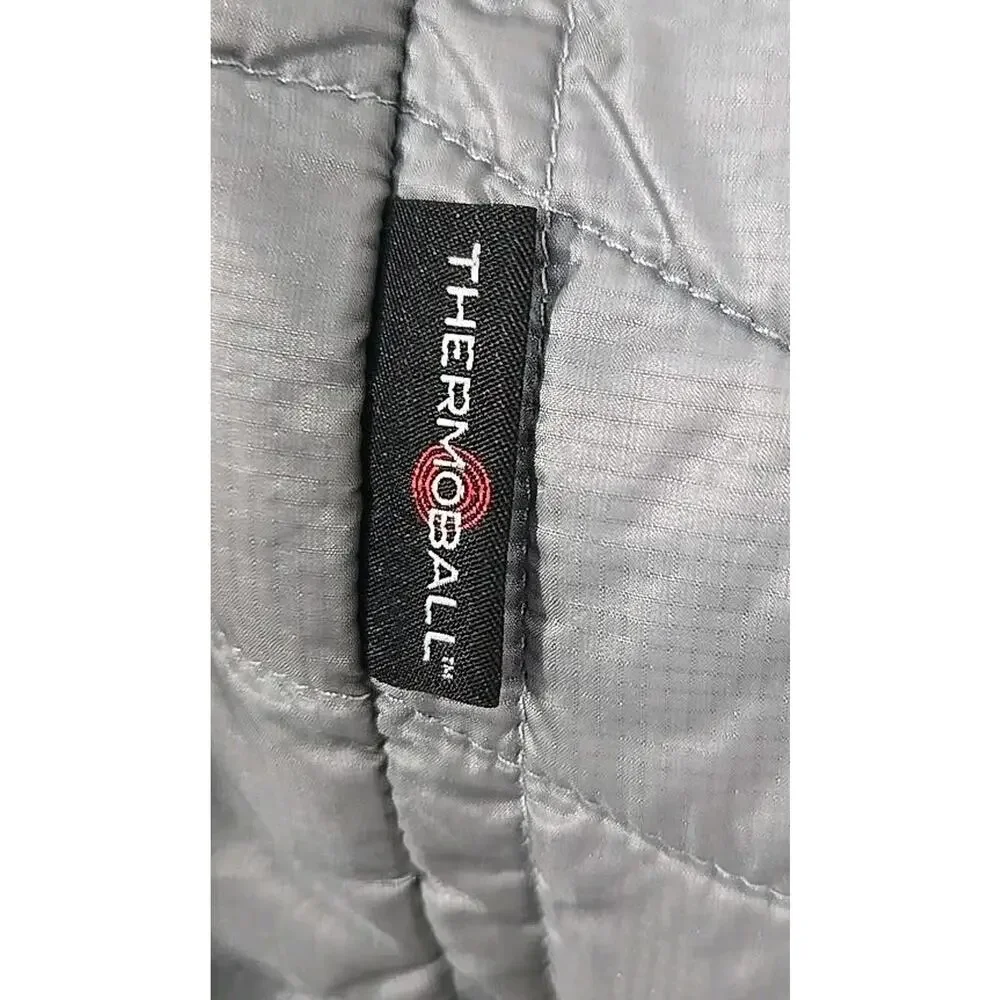 The North Face ThermoBall Trekker Jacket Men's S Gray Appian Logo NF0A3LH2